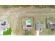 Aerial view of a home with a private backyard pool and solar panels at 14791 Sw 29Th Avenue Rd, Ocala, FL 34473