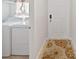 Conveniently located laundry room with side-by-side washer and dryer at 726 Eagle Landing Blvd, Winter Haven, FL 33880