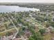 Neighborhood near a large lake with tree-lined streets and beautiful homes at 5811 Lake Breeze Ave, Lakeland, FL 33809
