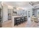 Well-appointed kitchen with a central island, stainless appliances, and open layout to the living area at 1035 Stoney Creek Dr, Lakeland, FL 33811