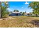 Large backyard with plenty of space, partial fencing, and lush landscaping at 12164 Se 85Th Ct, Belleview, FL 34420