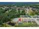 Aerial view shows the location of the property, the pond behind the home, and the surrounding area at 5419 Knights Landing Dr, Lakeland, FL 33810
