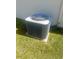 Close-up of the air conditioning unit at 10601 Burlwood Dr, Leesburg, FL 34788