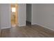 This bedroom provides an entry way into a bathroom, closet, and more at 8890 Sw 104Th Cir, Ocala, FL 34481