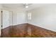 Bright bedroom with stylish parquet floors, ceiling fan, and closet offering an inviting atmosphere at 4012 Shorecrest Dr, Orlando, FL 32804