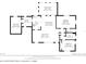 Detailed floor plan showcasing the layout of the home including the primary bedroom, living room, and flex room at 4012 Shorecrest Dr, Orlando, FL 32804
