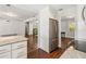 Bright kitchen featuring granite counters and stainless steel appliances, open to the living space at 4012 Shorecrest Dr, Orlando, FL 32804