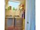 Convenient laundry room with modern Samsung washer and dryer units at 53 Paine Dr, Winter Haven, FL 33884