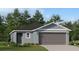 Charming one-story home with a two-car garage, well-manicured lawn, and tasteful exterior color at 1301 Acorn Meadow Loop, Eustis, FL 32726