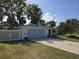 Attached two-car garage with a concrete driveway and well-maintained lawn at 3446 Country Manor Dr, Port Orange, FL 32129