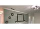 Bright and airy living room features crown molding, fresh paint and modern ceiling fan at 3601 Ne 24Th Ct, Ocala, FL 34479