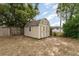 Exterior view of backyard shed at 222 Aldo Dr, Babson Park, FL 33827