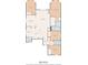 Detailed floor plan of a single-story home with an open-concept living area and bedroom suites at 2457 Torrens Dr, Lakeland, FL 33805