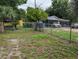 A spacious backyard featuring a well-maintained lawn with a covered parking area at 730 Citrus St, Orlando, FL 32805