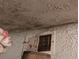 Close up on ceiling damage around vent at 730 Citrus St, Orlando, FL 32805