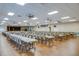 Large meeting room features long tables and rows of chairs at 6229 Raven Run, Lakeland, FL 33809
