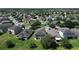 Aerial view of the neighborhood showcasing the property's location in a residential area at 1705 Plantation Pointe Dr, Orlando, FL 32824