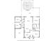 Floor plan showing bedrooms, bathrooms, living spaces, and a swimming pool with screened porch at 2170 Lake Marion Dr, Apopka, FL 32712