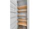 Walk-in pantry features adjustable wood shelves and wire rack storage at 2170 Lake Marion Dr, Apopka, FL 32712