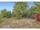 A serene backyard surrounded by lush greenery and foliage at 3026 Pinedale Ave, Lakeland, FL 33803