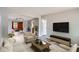 Comfortable living room with stylish decor and hardwood floors at 3026 Pinedale Ave, Lakeland, FL 33803