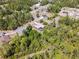 Aerial view of the home showcasing its location within a lush, wooded area at 3690 Sw 175Th St, Ocala, FL 34473