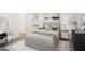 This modern bedroom features modern decor, hardwood floors, and a window view at 3690 Sw 175Th St, Ocala, FL 34473