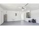 Spacious garage with sink, water heater, and door to inside at 3690 Sw 175Th St, Ocala, FL 34473