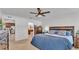 Spacious main bedroom with ensuite bathroom at 513 Kimbrel Ct, Haines City, FL 33844