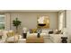 Cozy living room featuring modern decor, comfortable seating, and an inviting, bright atmosphere at 1313 Hammock Reserve Dr, Deland, FL 32720