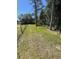 Expansive backyard featuring partial fencing and lush greenery, ideal for privacy and recreation at 1275 Man O War Dr, Deland, FL 32724