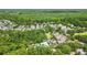A stunning aerial view of the neighborhood and community with a clear swimming pool at 1239 Roycroft Ave, Kissimmee, FL 34747