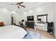 Spacious main bedroom offers a large walk-in closet and a charming vanity and makeup area at 1239 Roycroft Ave, Kissimmee, FL 34747
