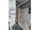 Modern bathroom featuring a tiled backsplash, shower, and a garden tub at 118 Jana Cir, Auburndale, FL 33823