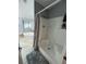 Modern bathroom featuring a tiled backsplash, shower, and a garden tub at 118 Jana Cir, Auburndale, FL 33823