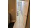 Hallway featuring wood-look floors and neutral paint at 118 Jana Cir, Auburndale, FL 33823