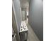 Hallway featuring wood-look floors and neutral paint at 118 Jana Cir, Auburndale, FL 33823
