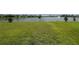 Large backyard featuring a lake view at 1351 Pompay Dr, Davenport, FL 33896