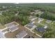 Panoramic overhead shot of a quiet residential neighborhood nestled amongst nature's beauty and tranquility at 6873 Sw 131St Pl, Ocala, FL 34473