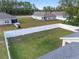Spacious backyard featuring a full white fence, providing privacy and a secure area for outdoor activities at 6873 Sw 131St Pl, Ocala, FL 34473