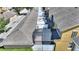 Overhead view of townhomes with screened patios and parking at 7752 Moser Ave, Windermere, FL 34786