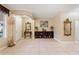 Open living room with tile floors and decorative elements at 7752 Moser Ave, Windermere, FL 34786