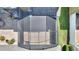 Aerial view of a screened patio with brick pavers at 7752 Moser Ave, Windermere, FL 34786