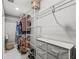 This walk-in closet has adjustable shelving and storage with room to spare at 5434 Se 39Th Ave, Ocala, FL 34480