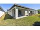 A covered patio overlooks the home's well-maintained backyard at 5944 Bristle Oak St, Mount Dora, FL 32757