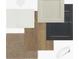 Selection of interior finishes, featuring countertops, flooring, and cabinet colors for a modern design at 5944 Bristle Oak St, Mount Dora, FL 32757