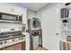 Efficient kitchen featuring stainless steel appliances and built-in microwave at 701 N Vermont Ave, Lakeland, FL 33801