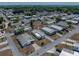 Aerial view of community featuring cozy homes, and well-maintained streets at 3043 Sego Ln, Lakeland, FL 33801