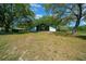 Exterior view of the barn with open front and lush green surroundings at 7795 Sw 72Nd Ct, Ocala, FL 34476