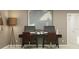 Office space featuring a modern workstation with two monitors and contemporary decor at 3506 Kimbrough Dr, Lake Wales, FL 33859